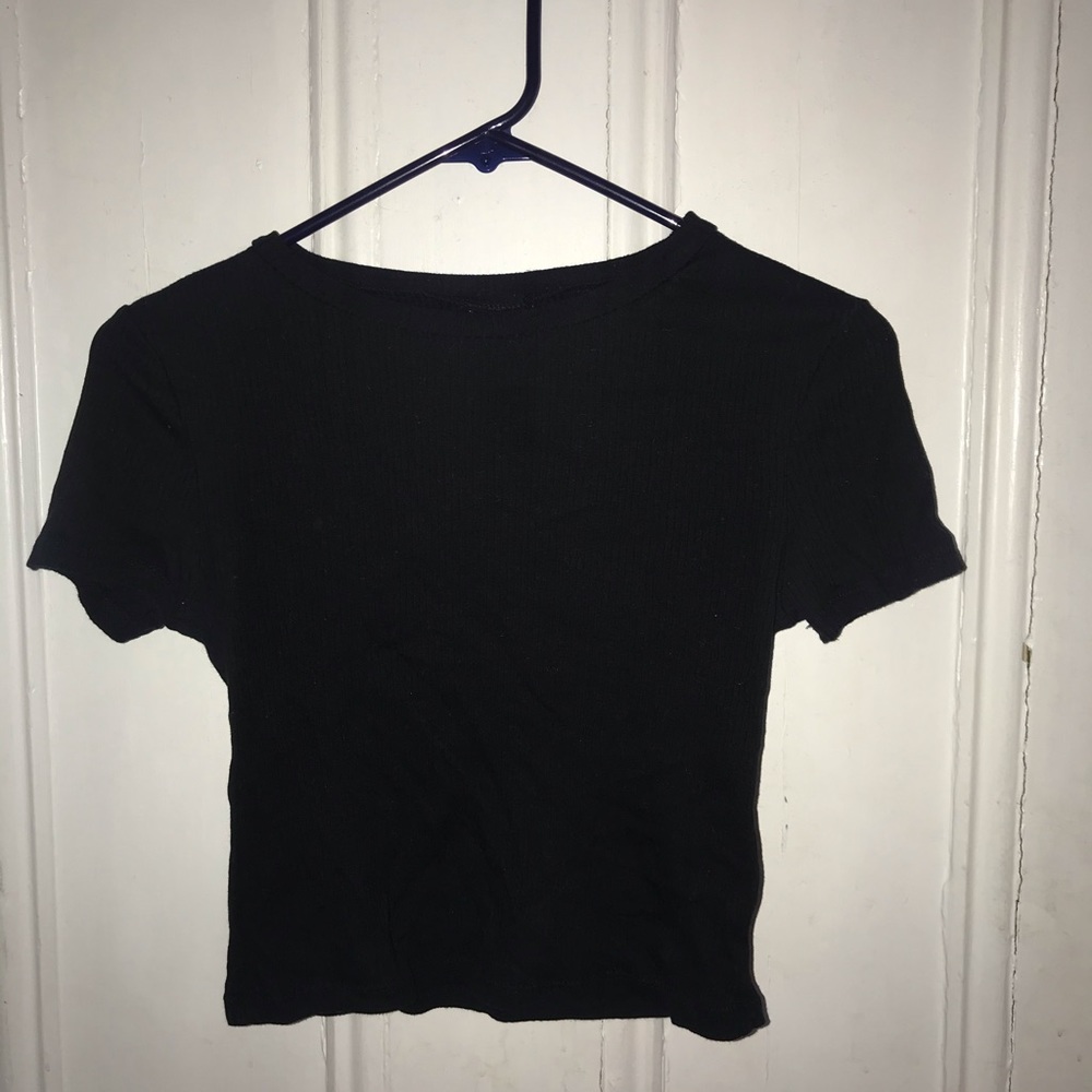Black Crop Top